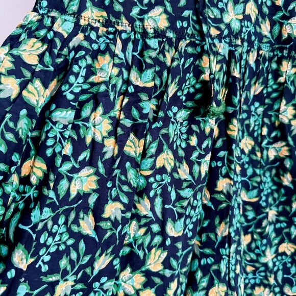 Unsubscribed Dark Moody Florals Black Green Mini Dress S - Picture 6 of 7